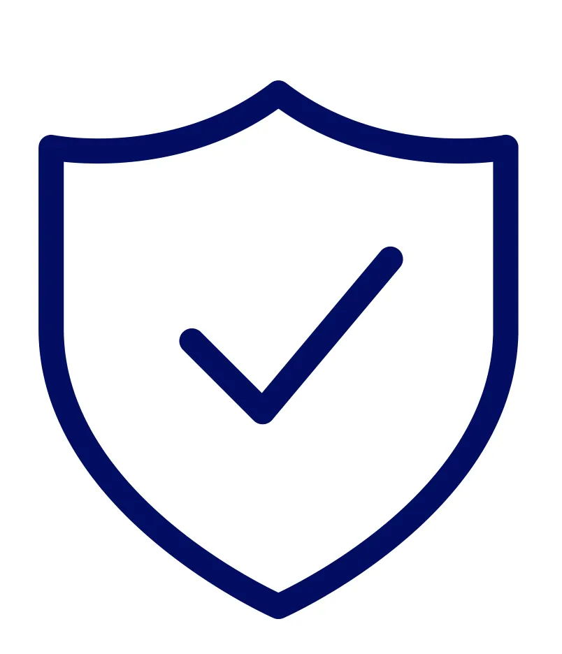 Escudo con una palomita de verificación